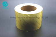 Gold / Silver Aluminium Foil Paper Embossed Tobacco Wrapping Paper