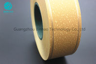 Yellow Cork Tipping Paper Gold Line Printed Tobacco Wrapping Paper