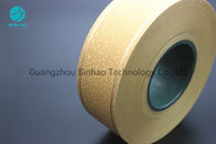 Yellow Good Permeability Tipping Paper For Cigarette Filter Wrapping 34gsm