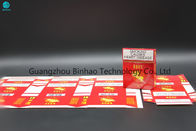 Custom 10 20 25 Packs Printed Paper Cardboard Cigarette Packaging With Authorization
