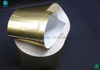 6.5 Micron Foil With Shiny Gold / Silver Printing Aluminium Foil Paper In 55gsm Normal Size