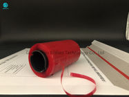 5mm Jumbo Rolls Adhesive Custom Security Red Tear Tape For Dhl Paper Bag Packaging And Open