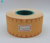 Red Hot Stamping Cork Tipping Paper With Mint Sweeteners For Tea Cigarette Filter Rod Packaging