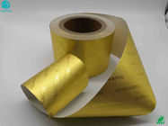 8011 Alloy Food Chocolate Cigarette Golden Frosting Surface Aluminum Laminated Foil Paper