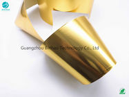 Cigarette Golden Bright Aluminium Foil Paper No Scratches Oil Pollution Elongation Rate 1% / Min
