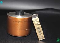 Classic Golden Matte Colour Tear Strip Tape Bobbin Cigarette Package Materials