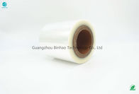 Heat - Sealable High Temperature Clear BOPP Film  21 Micron For Tobacco Boxes