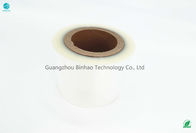 Thermal White Invisible BOPP Film Roll Tensile Ratio  5%-8% Tobacco Case Adhesive