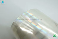 Tobacco Cellophane Wrapping BOPP Holographic Film Laser Printing Customized