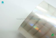 Tobacco Cellophane Wrapping BOPP Holographic Film Laser Printing Customized
