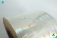 Good Stretch BOPP Holographic Film Roll For Tobacco Inkjet Printing Mimeograph