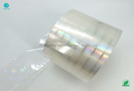 Thickness 21 - 27 Mic BOPP Holographic Film Roll For Tobacco Cases Package Materials