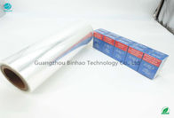 ISO9001 Clear Anti Static 76mm Tobacco PVC Packaging Film
