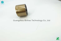 Single Gold Line PET Raw Materials Tear Tape Sticky 80% For Tobacco