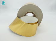 58gsm Golden Composite Paper Rolls Aluminium Foil Paper For Cigarette Package