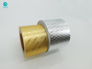 Embossed Pattern Gold Silver Aluminium Foil Paper For Cigarette Package
