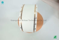 Tobacco Filter Paper Perforation 1000cu Gilding Color Line For Cigarette Package