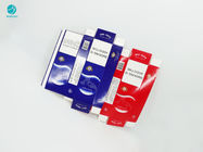 Blue Red Series Design Disposable Durable Cardboard Case For Cigarette Package