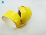 Cigarette Package Cardboard Glossy Yellow 90-114mm Inner Frame Paper In Roll