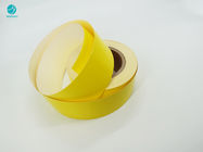 95mm Glossy Bright Yellow Coated Inner Frame Paper For Cigarette Tobacco Packing