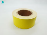 Cigarette Package Cardboard 90-114mm Inner Frame Paper In Roll With Bright Yellow