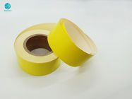 Cigarette Package Cardboard 90-114mm Inner Frame Paper In Roll With Bright Yellow