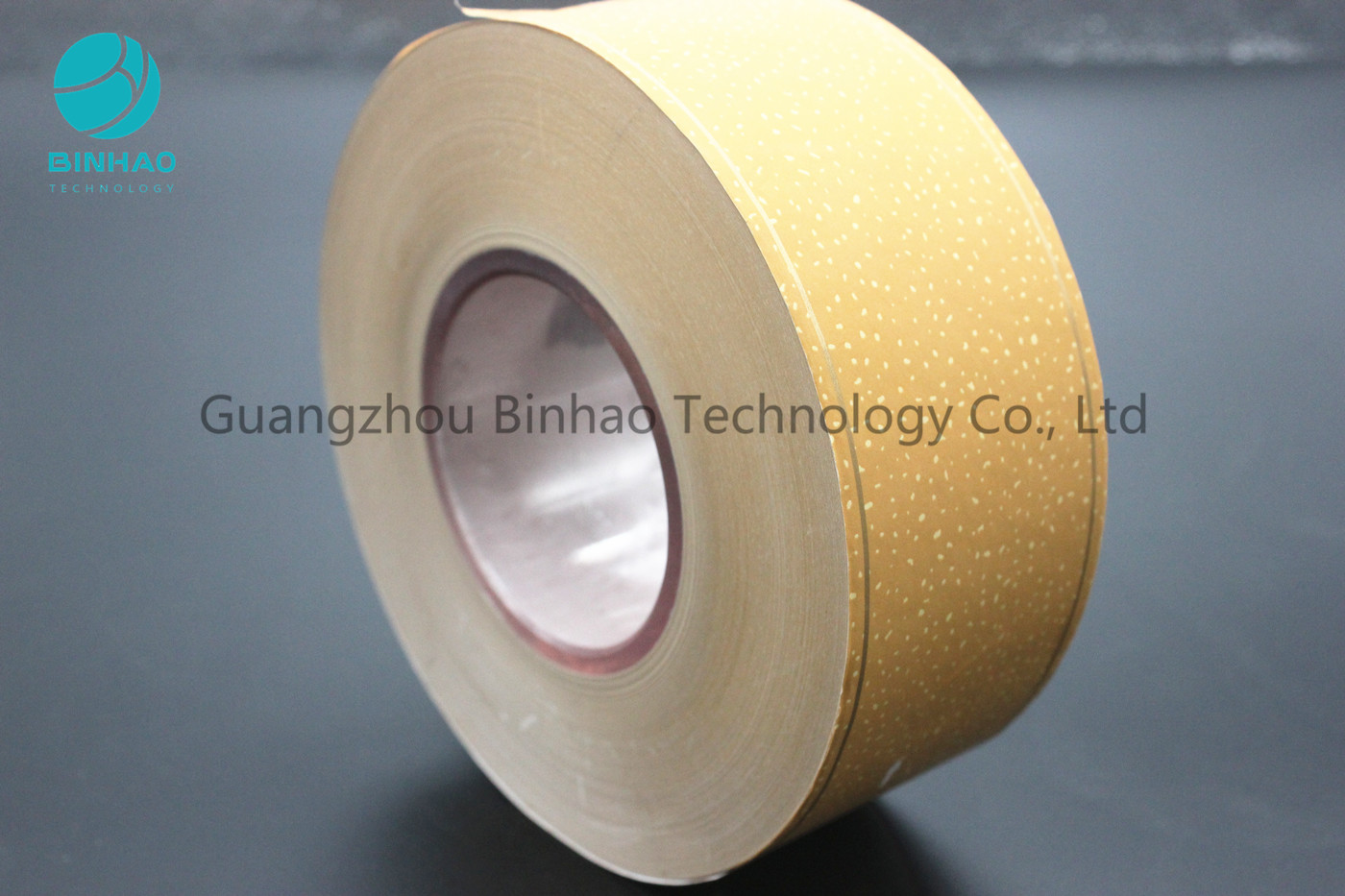 Yellow Good Permeability Tipping Paper For Cigarette Filter Wrapping 34gsm