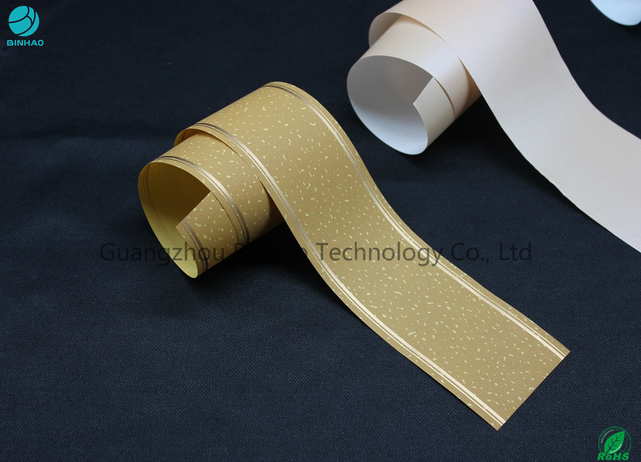 33g Customized Tipping Base Paper With Hot Stamping Logo Pattern / Cigarette Filter Packaging