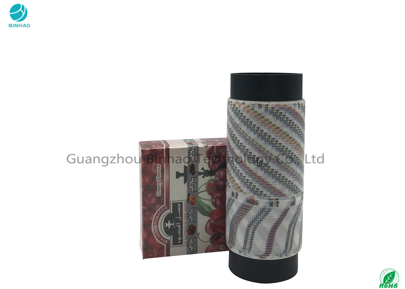 Logo Printed Tobacco Tear Tape For Cigarette / SHISHA / Molasses Outer Packaging In 5mm​ Width