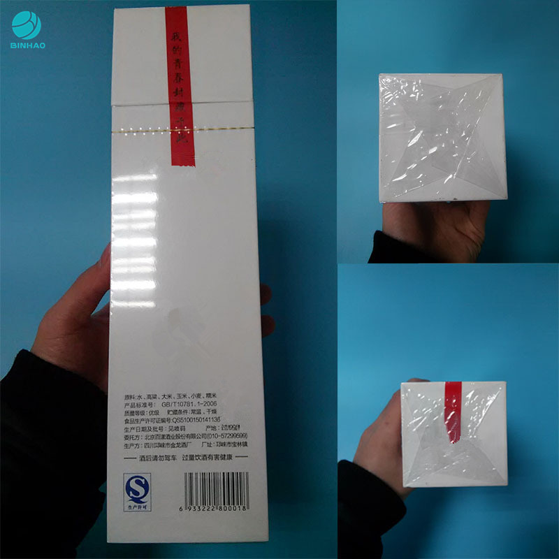 27 Micron Soft Shrink Wrap Roll For Naked Cigarette Box Packaging With Heat Sealing Function