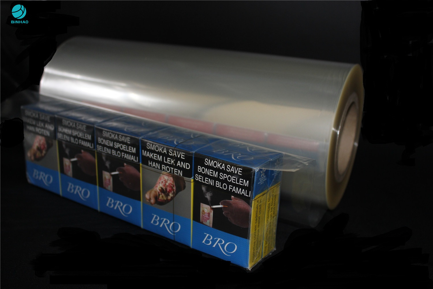 360mm Polyvinyl Chloride Film For Food Packaging PVC Packaging Film For Cigarette Box