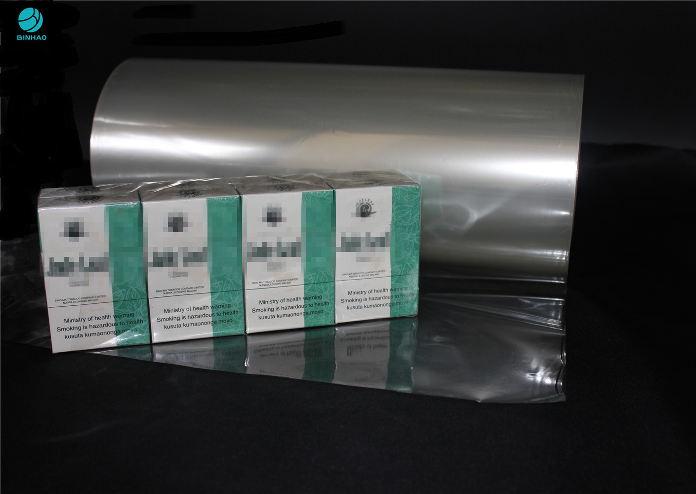 2000m High Shrinkage PVC Polyvinyl Chloride Film For Food Packaging And Cigarette Box