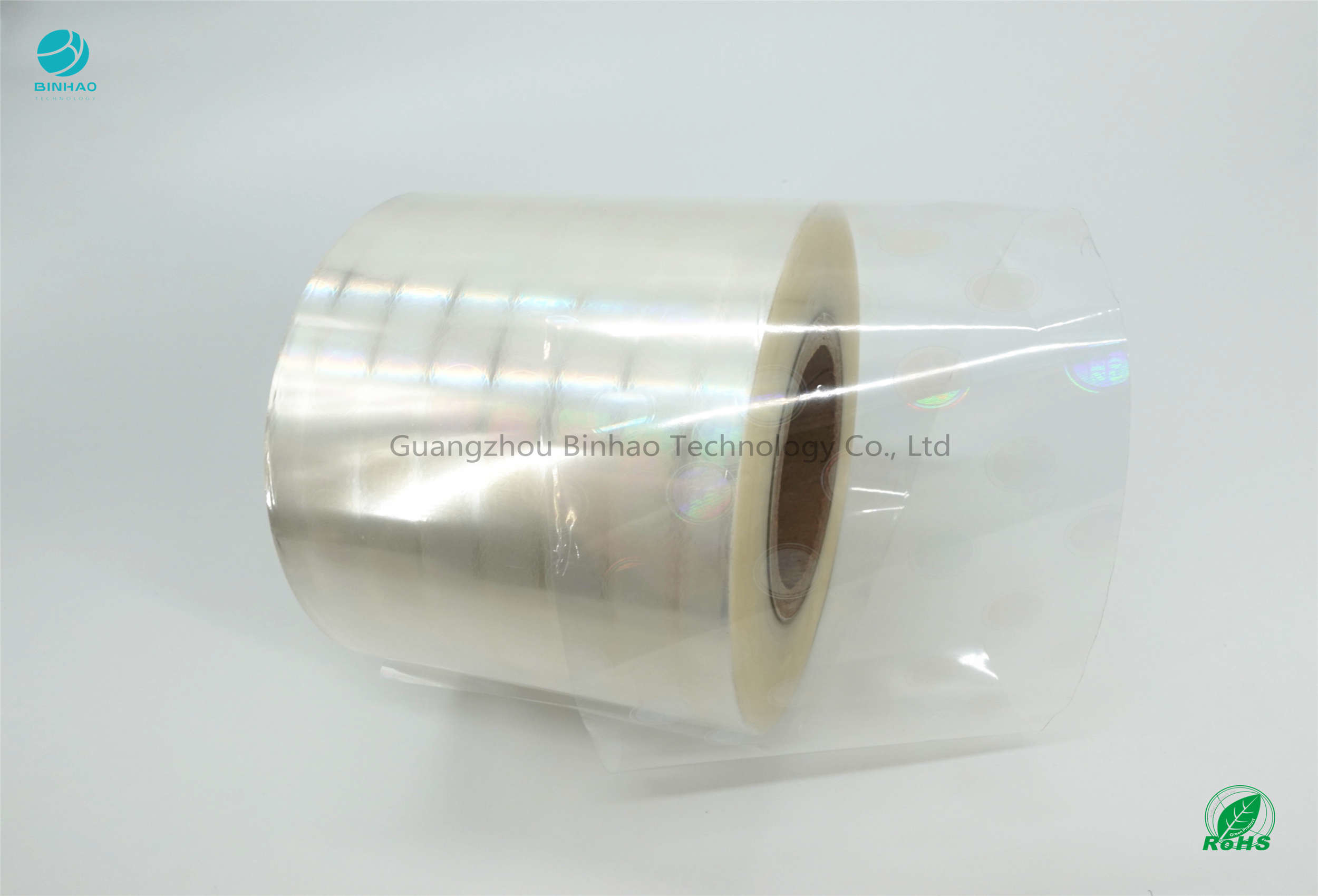 Non Toxic Pollution Free Clear BOPP Film Hot Stamping Laser Film For Tobacco Wrapping
