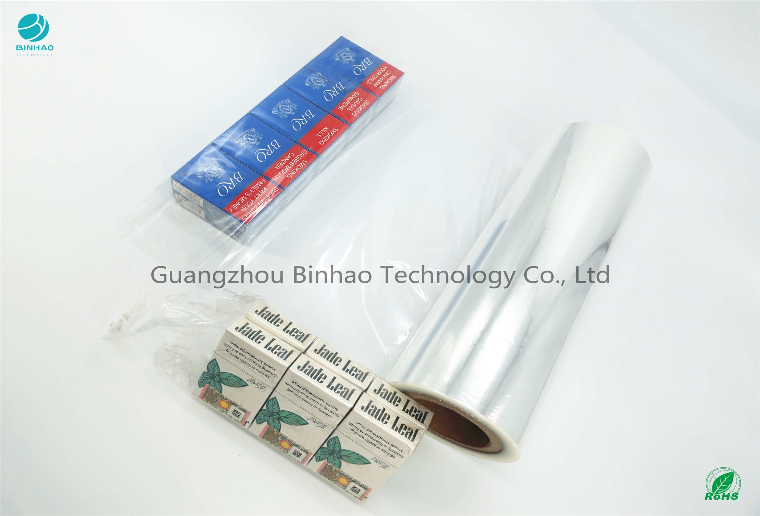 Rosh High Gloss Elongation 600% Tobacco PVC Packaging Film