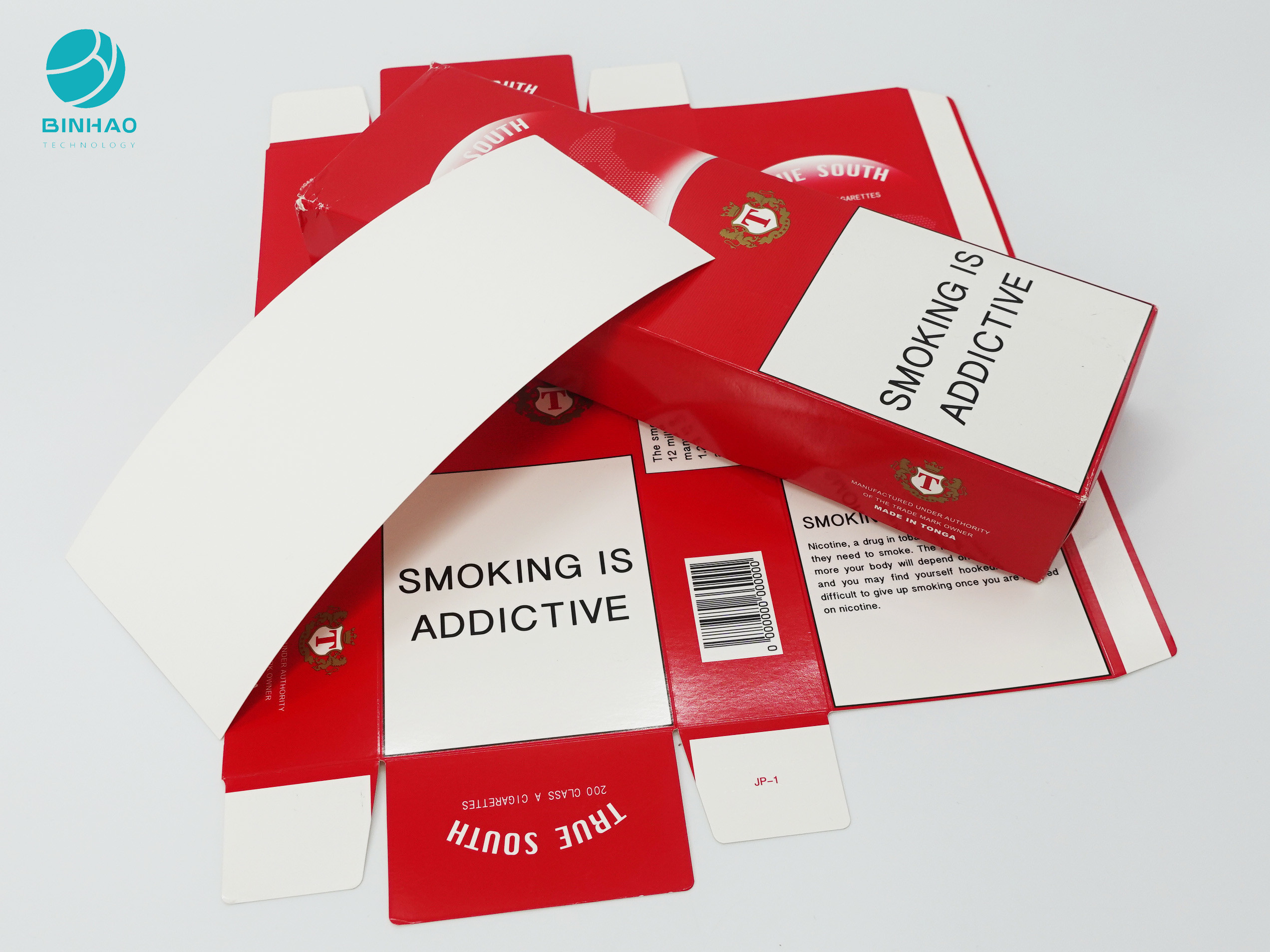 Logo Printed Eco-Friendly Cardboard Cases For Tobacco Cigarette Packaging
