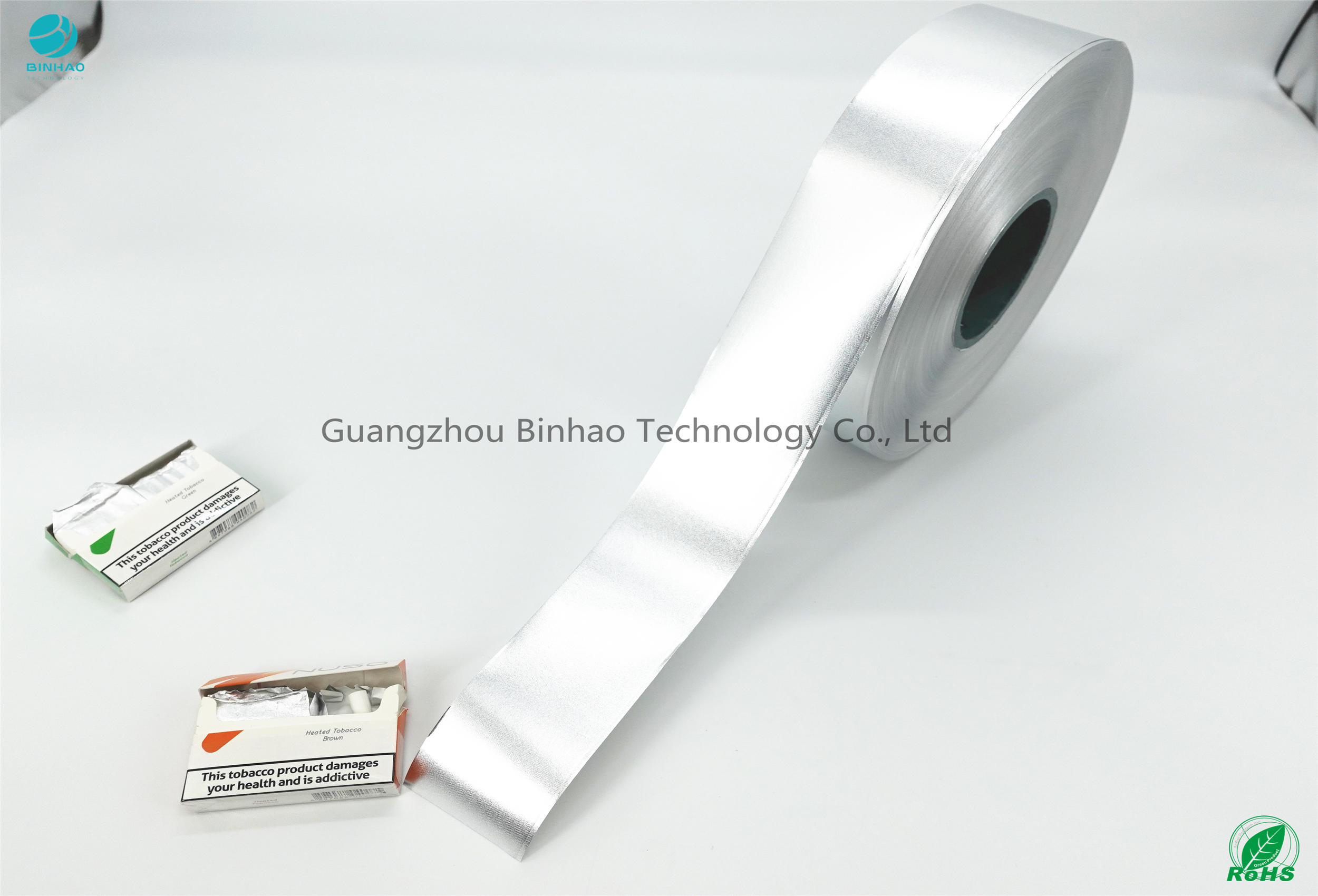 HNB E-Cigarette Package Materials  Aluminium Foil Paper Matte Surface 55gsm