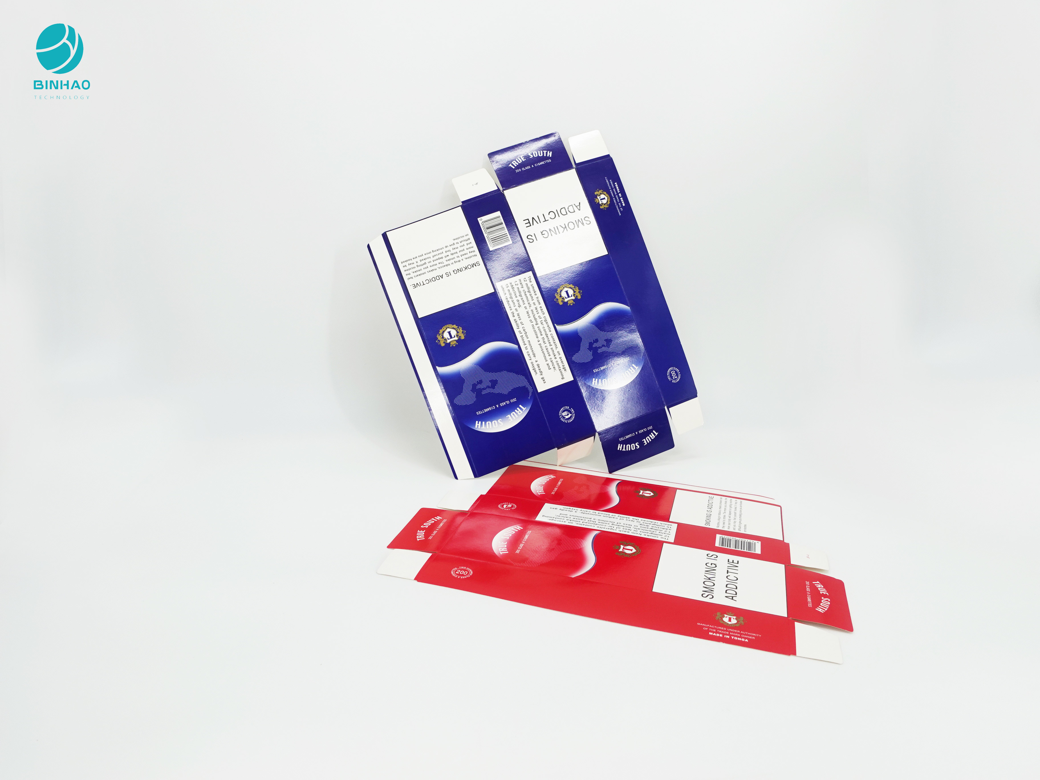 Embossing Custom Pattern Durable Paper Cardboard Case For Cigarette Package