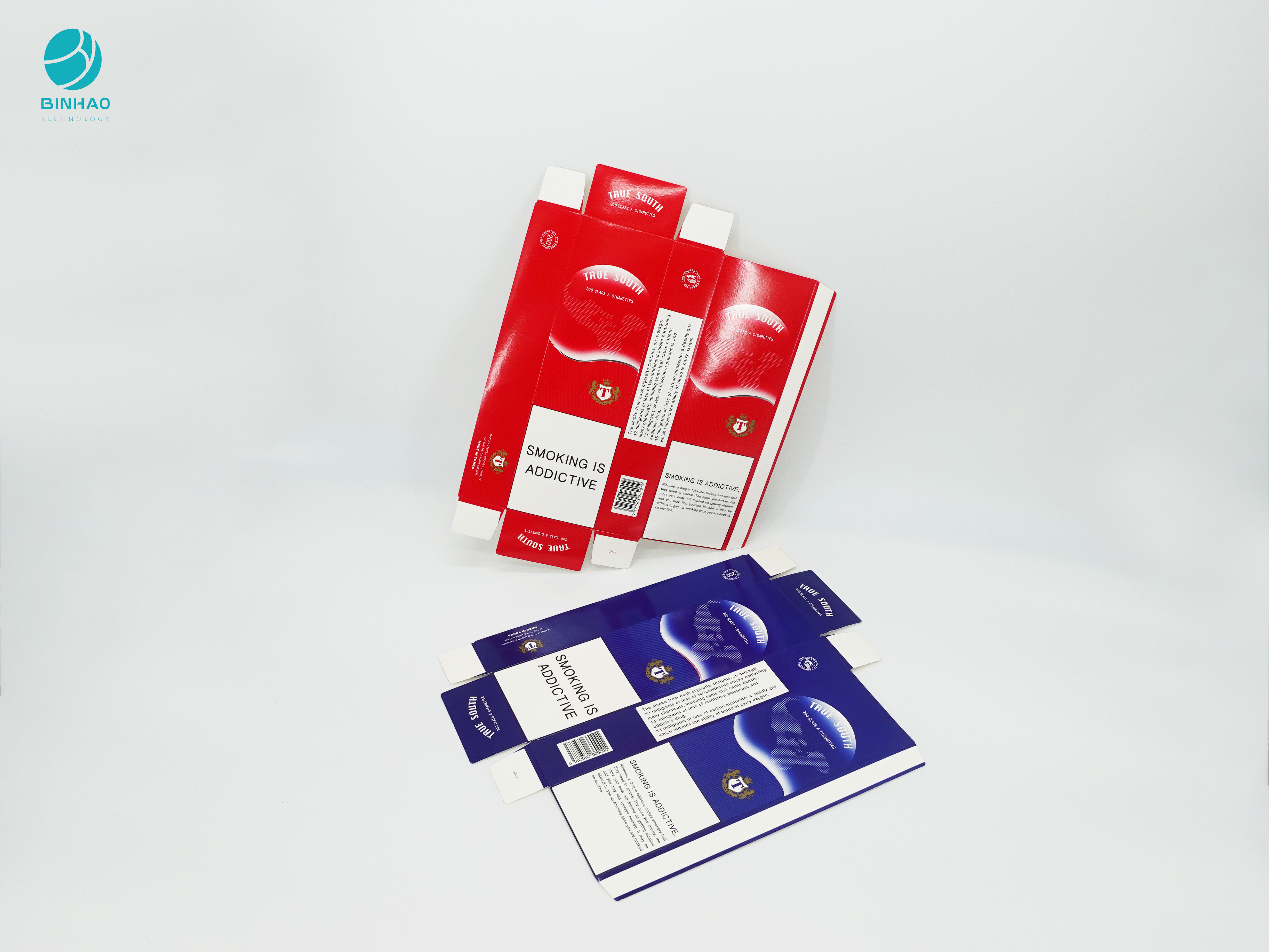 Decorative Design Cardboard Paper For Tobacco Cigarette Case Box Packaging