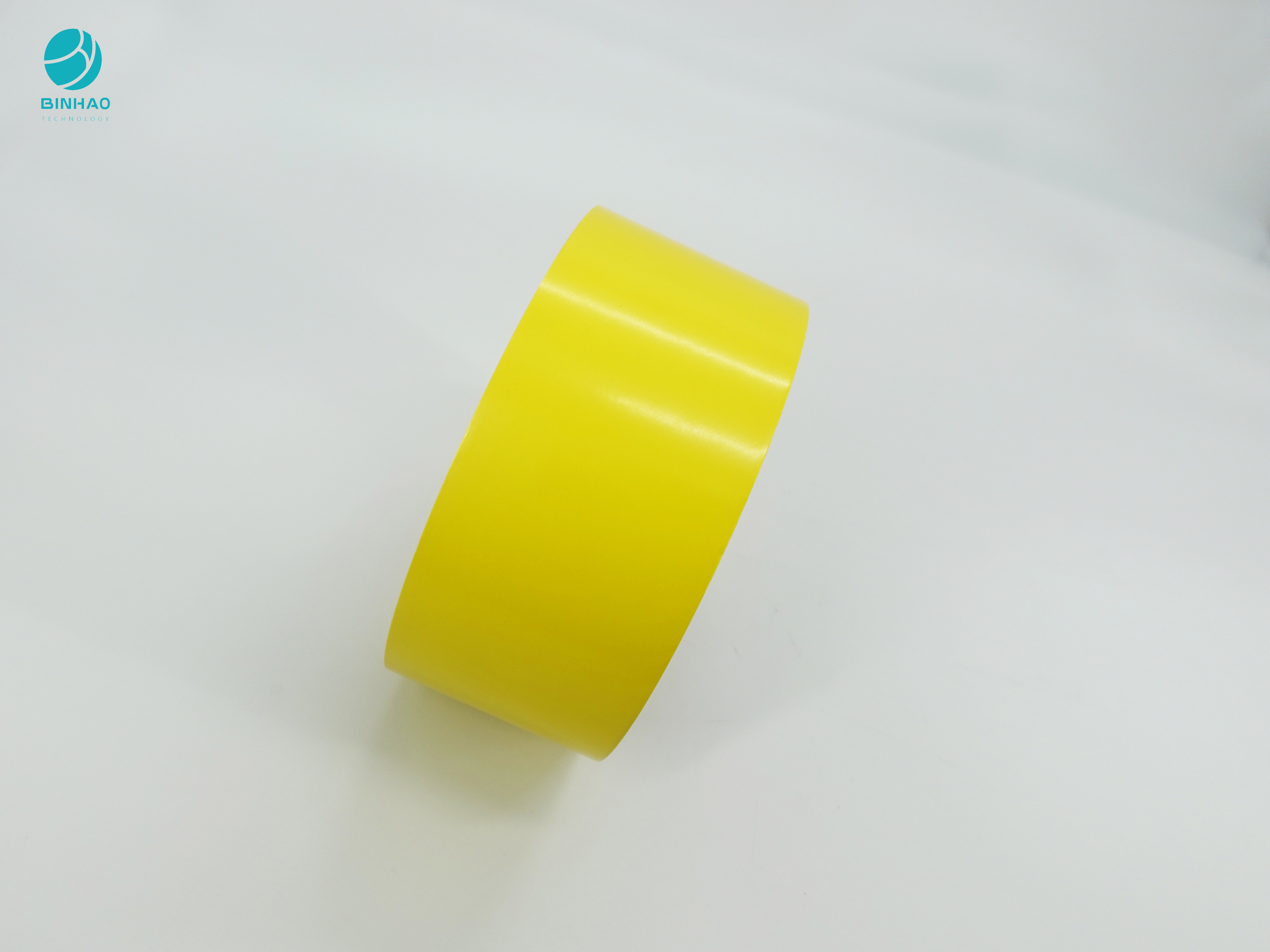 95mm Glossy Bright Yellow Coated Inner Frame Paper For Cigarette Tobacco Packing