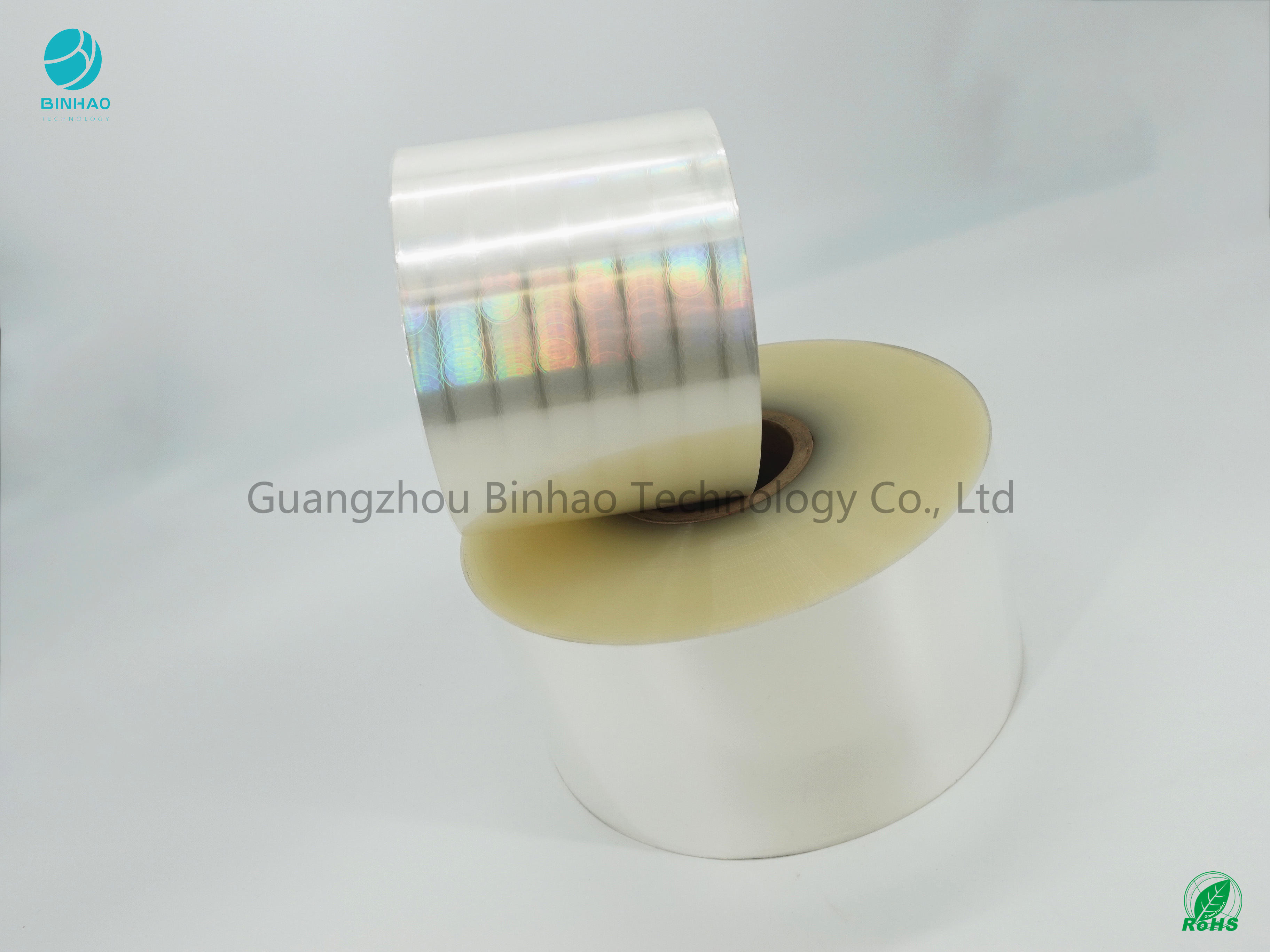 No Bubble Packing Film For King Size Cigarette BOPP Film 120mm