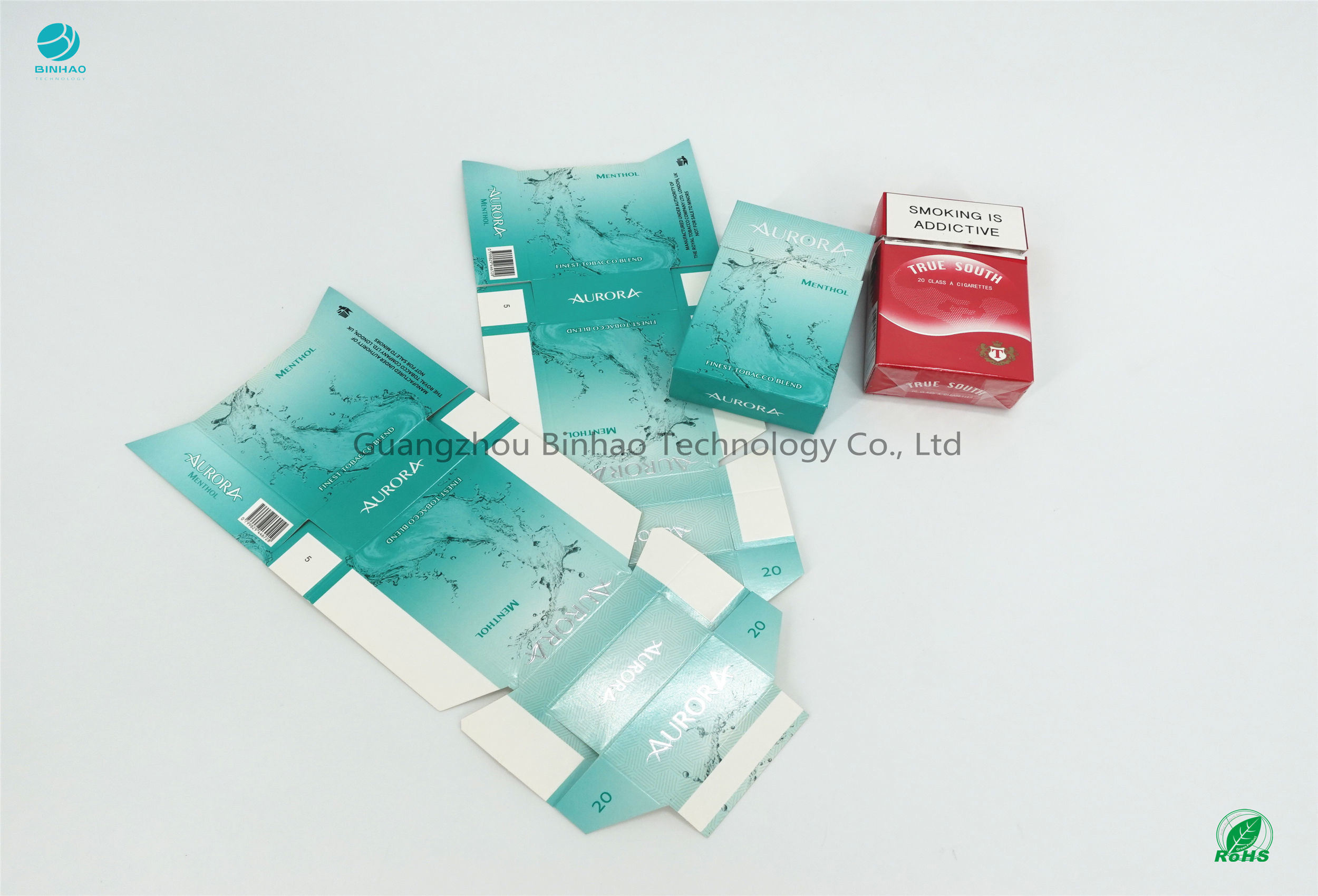 Triple Blade Coating Cigarette Packaging Cases Cardboard Paper SBS Printing ≤1.0um PSP