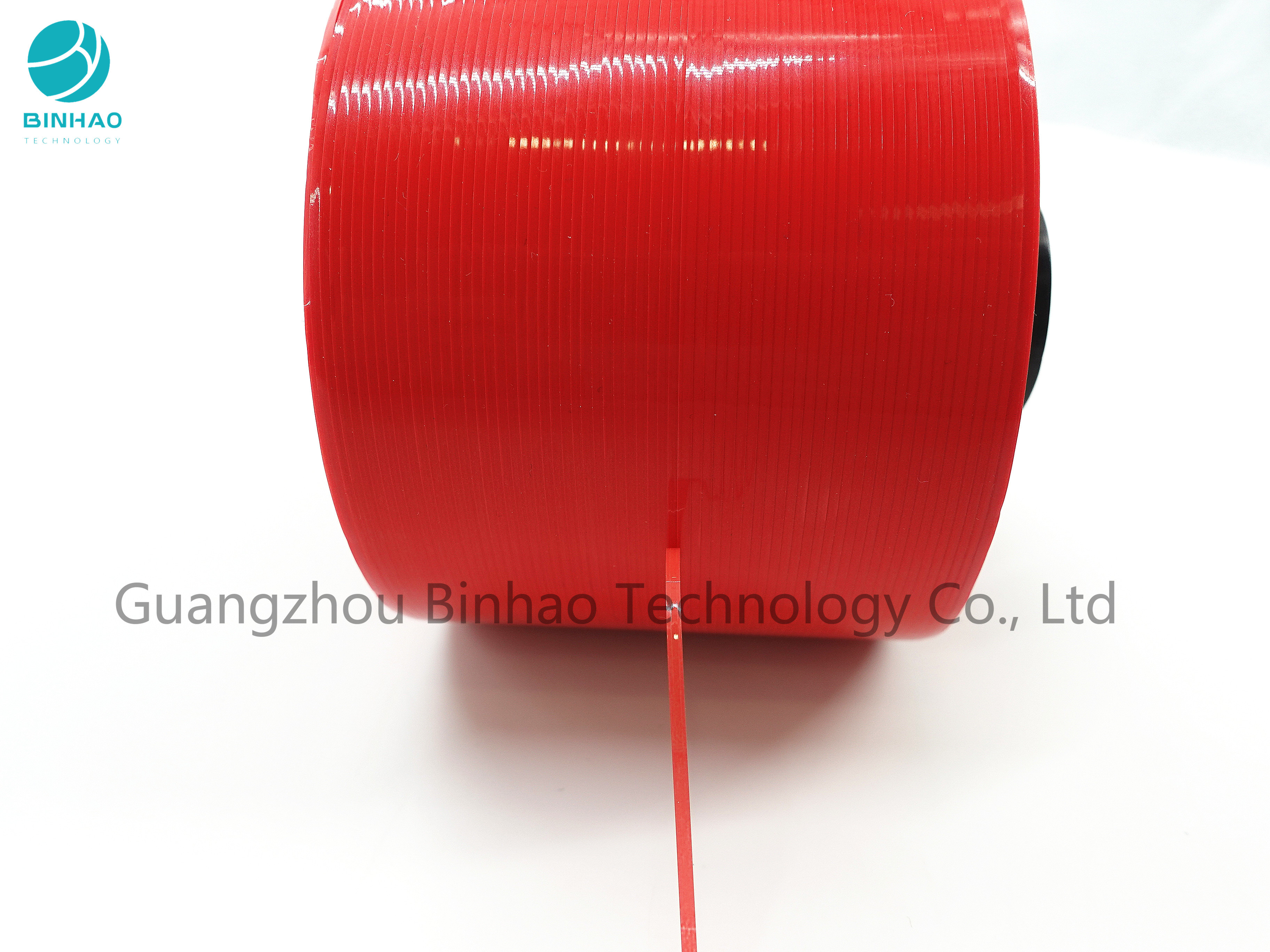 Red Color Heat Sensitive Wrapping Tobacco Packing Tear Tape Bopp / MOPP
