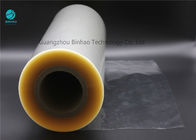 Hot Melt Adhesive BOPP Film Roll Tape Biaxially Oriented Polyethylene For Cosmetics