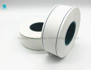 White Glossy Cigarette Tipping Paper Cork Paper With Colored Line And Brand Name