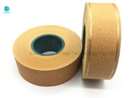 34g Standard Cork Wrapping Paper , Plain Tobacco Filters Packaging Papers With Line