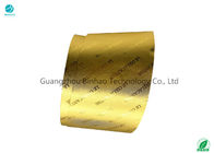 Embossing Gold Aluminium Foil Paper For Cigarette Packaging In 55GSM
