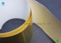 Composite Glossy Plain Gold / Silver Aluminium Foil Paper 83mm Width