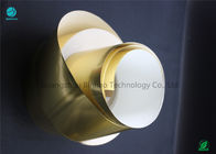 Composite Glossy Plain Gold / Silver Aluminium Foil Paper 83mm Width