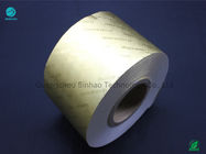 Composite Gold / Silver Aluminum Foil Paper With Embossing Brand Name Or Logo 55gsm