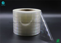 High Shrinkage Rate Holographic BOPP Film With One Side / Corona For Medicine And Cigarette Packaging